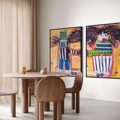 2 x Canvas prints: Dutch Couple