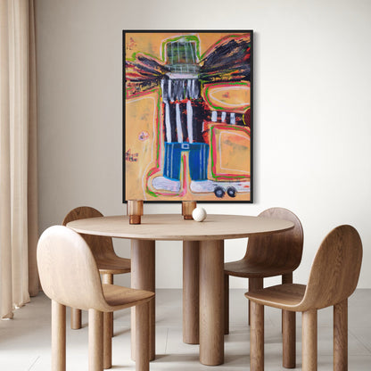 Canvas print: Amsterdam Man