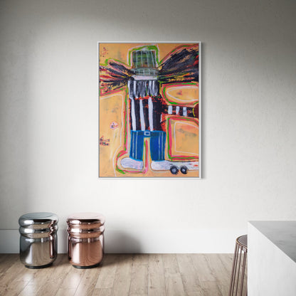 Canvas print: Amsterdam Man