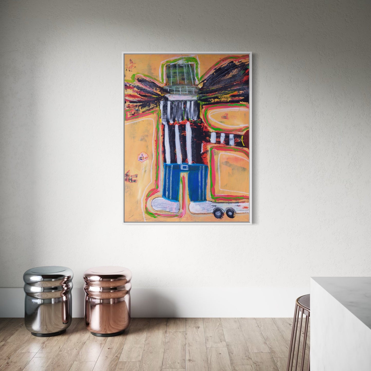 Canvas print: Amsterdam Man