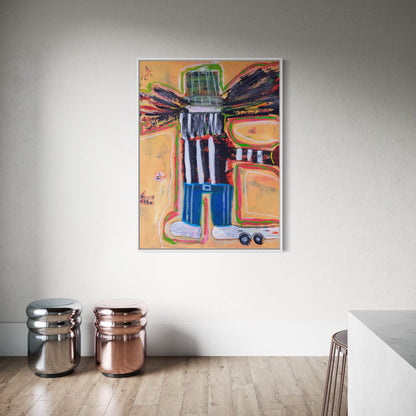 Canvas print: Amsterdam Man