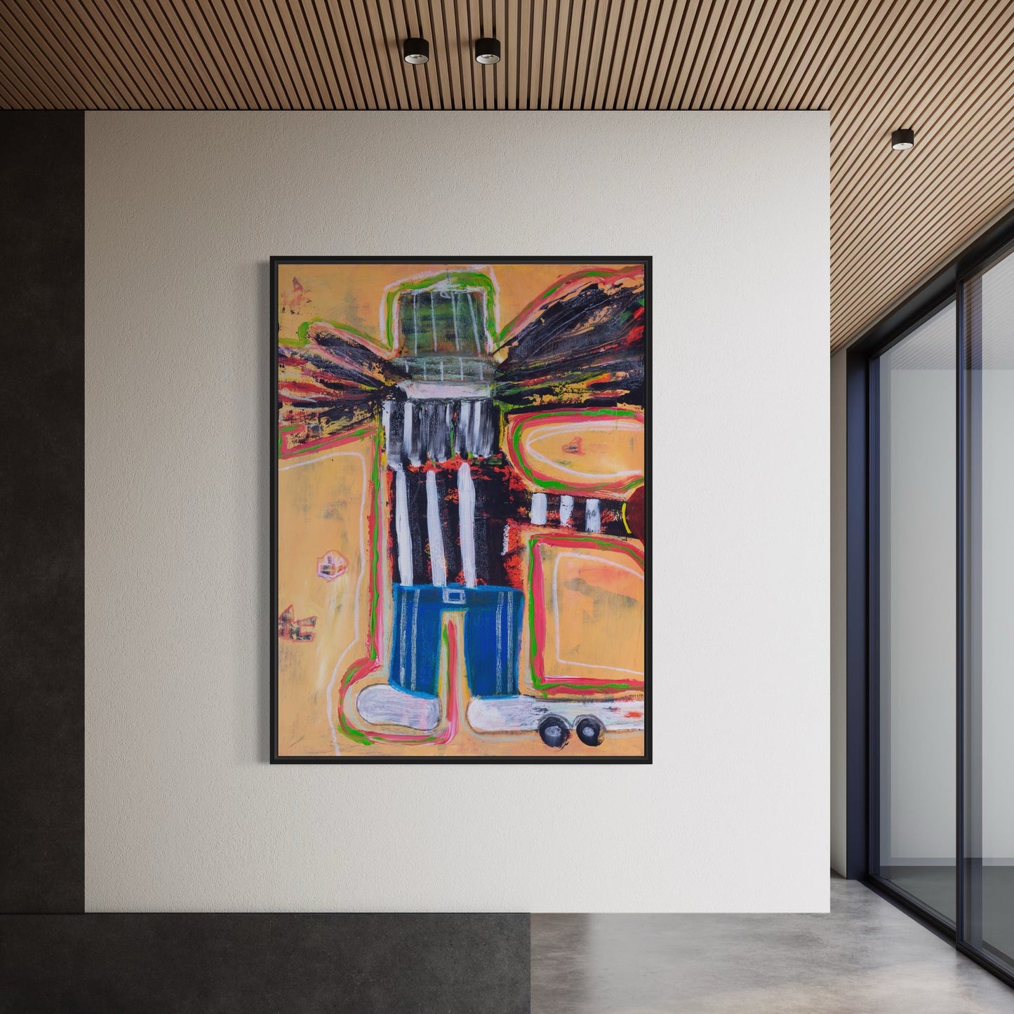 Canvas print: Amsterdam Man