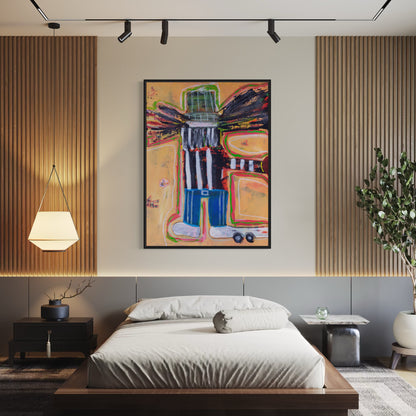 Canvas print: Amsterdam Man