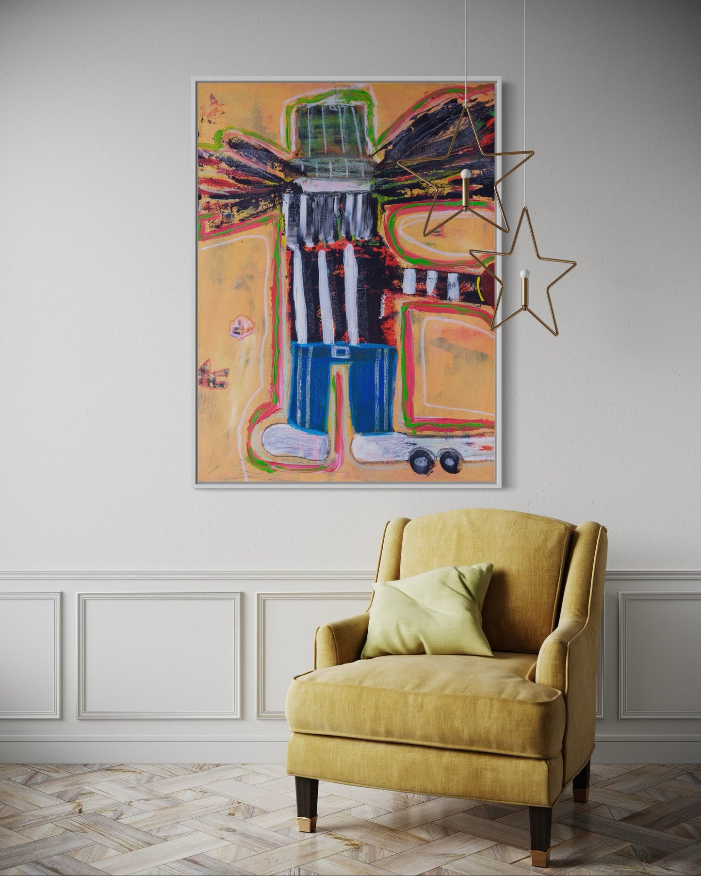 Canvas print: Amsterdam Man