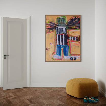 Canvas print: Amsterdam Man