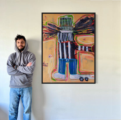 Canvas print: Amsterdam Man