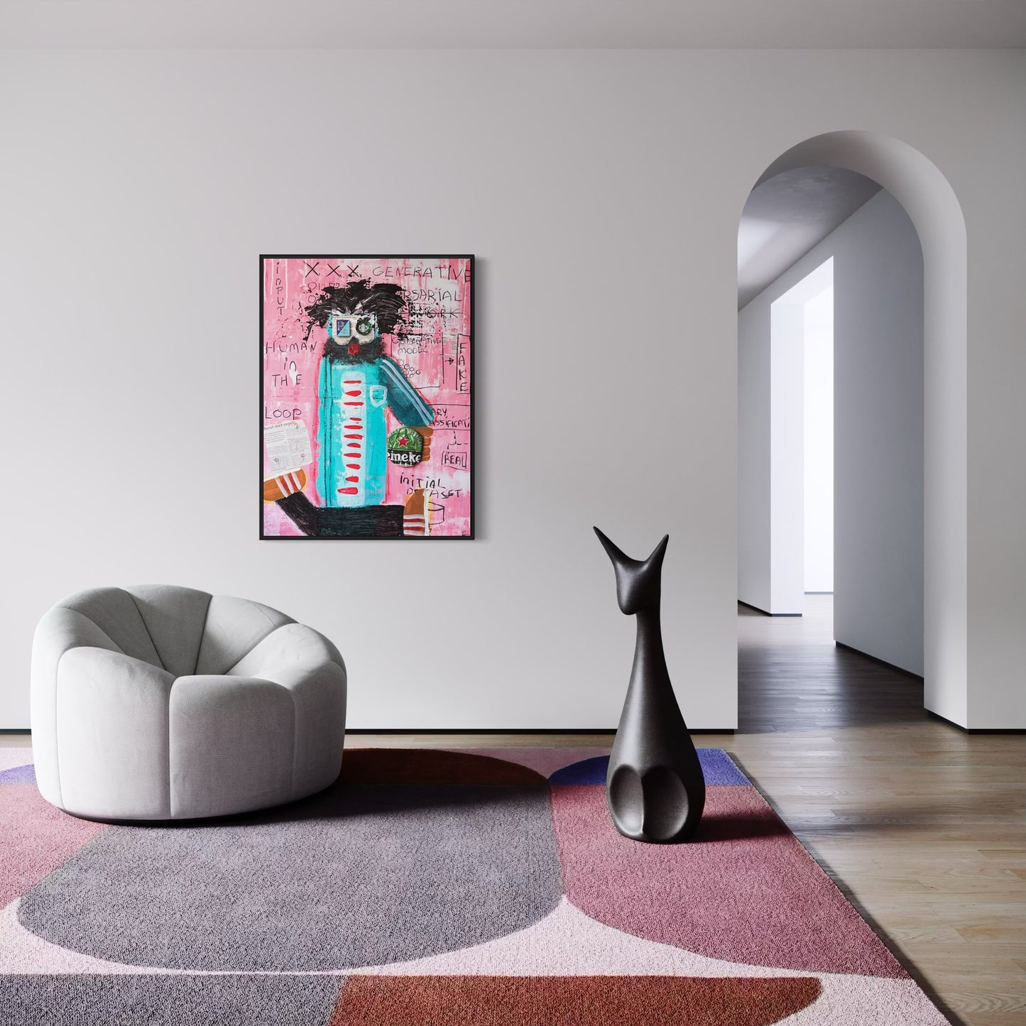 Canvas print: Human in the Loop [Limited Edition]