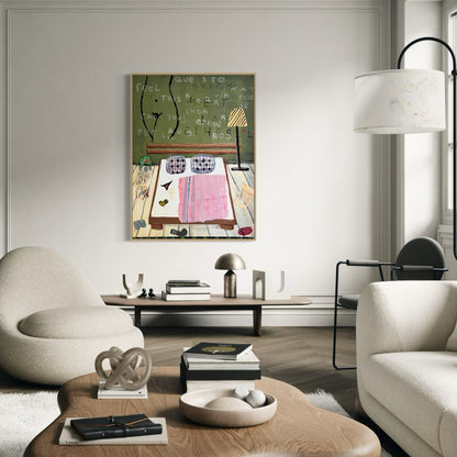 Canvas print: Dutch Bedroom [Limited Edition]