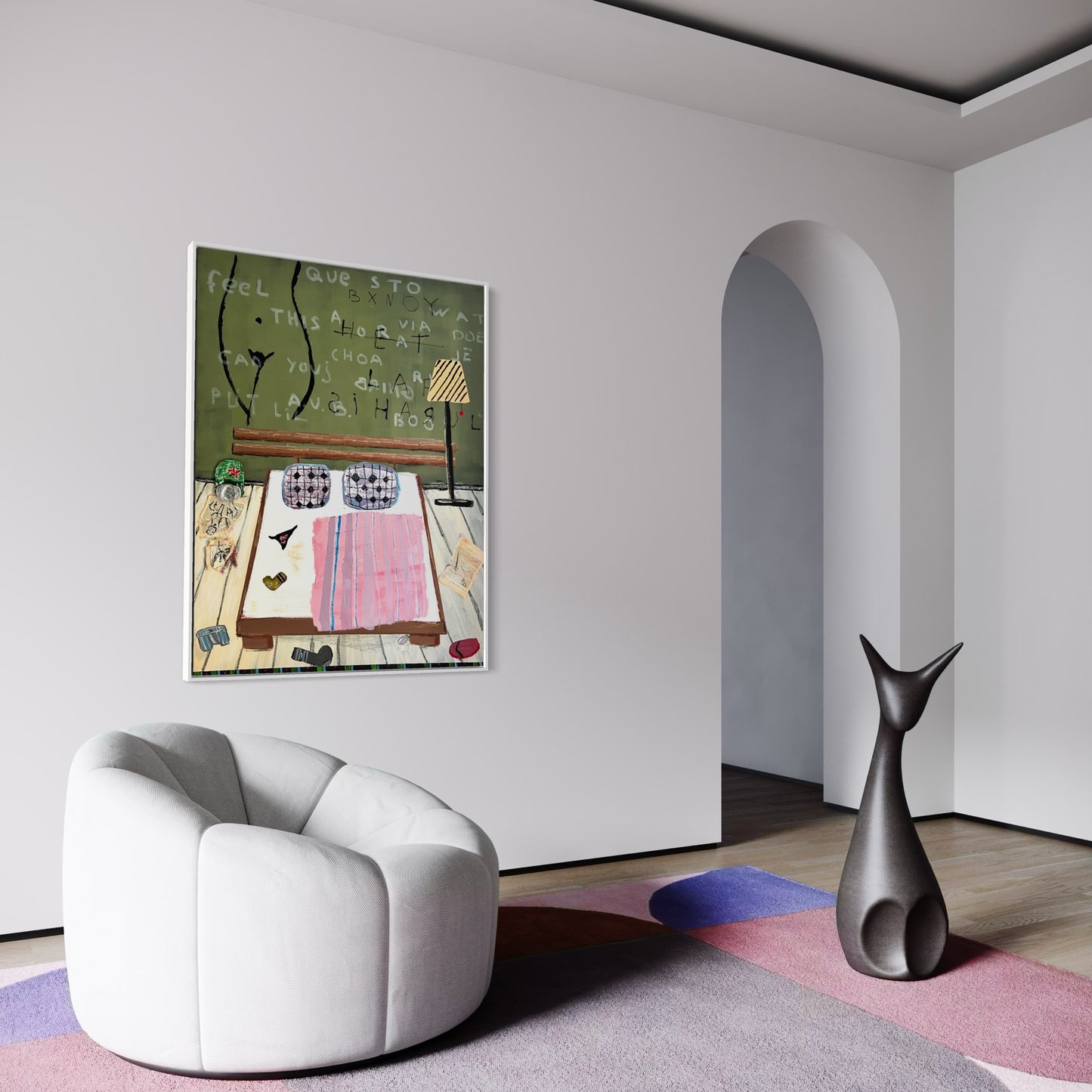 Canvas print: Dutch Bedroom [Limited Edition]