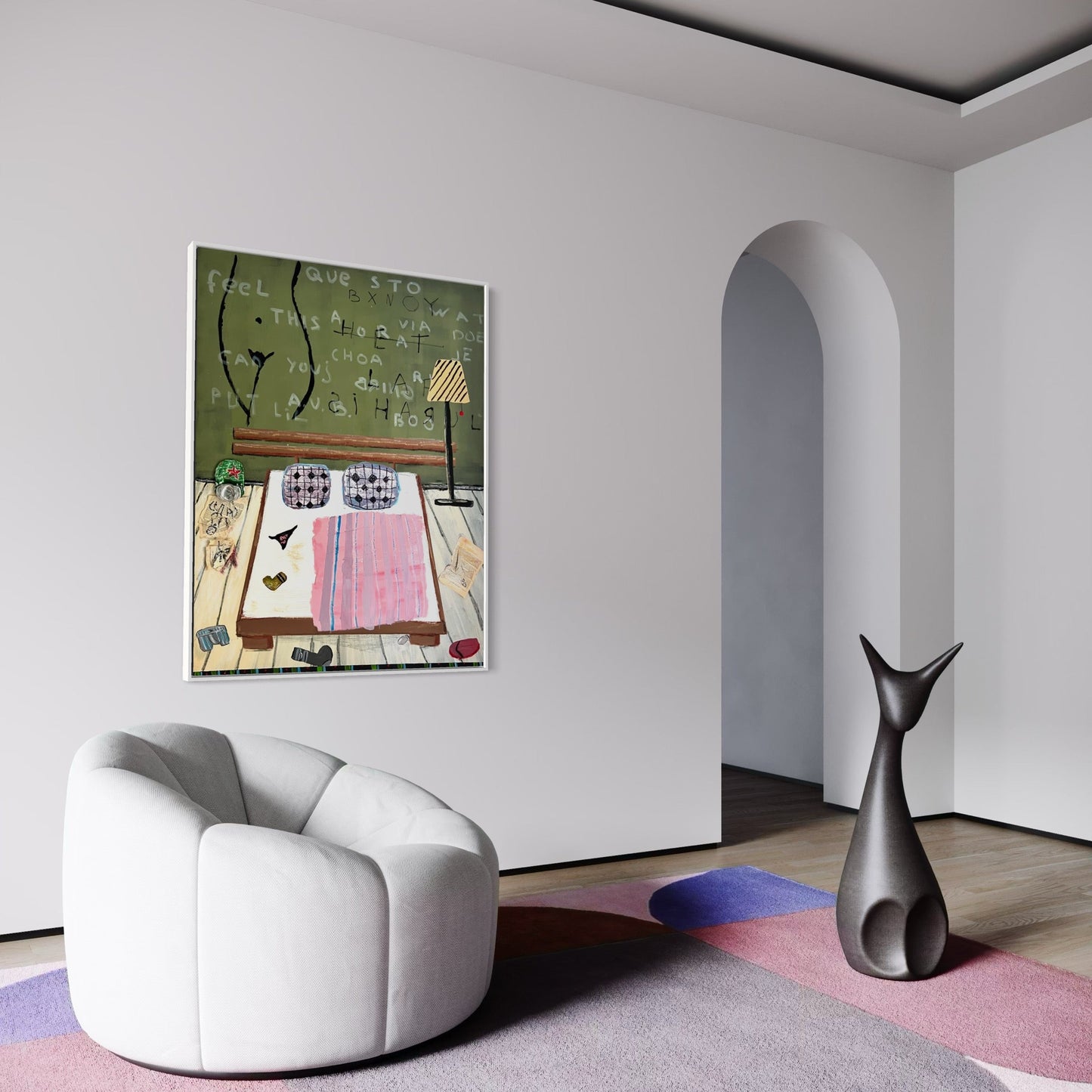 Canvas print: Dutch Bedroom [Limited Edition]