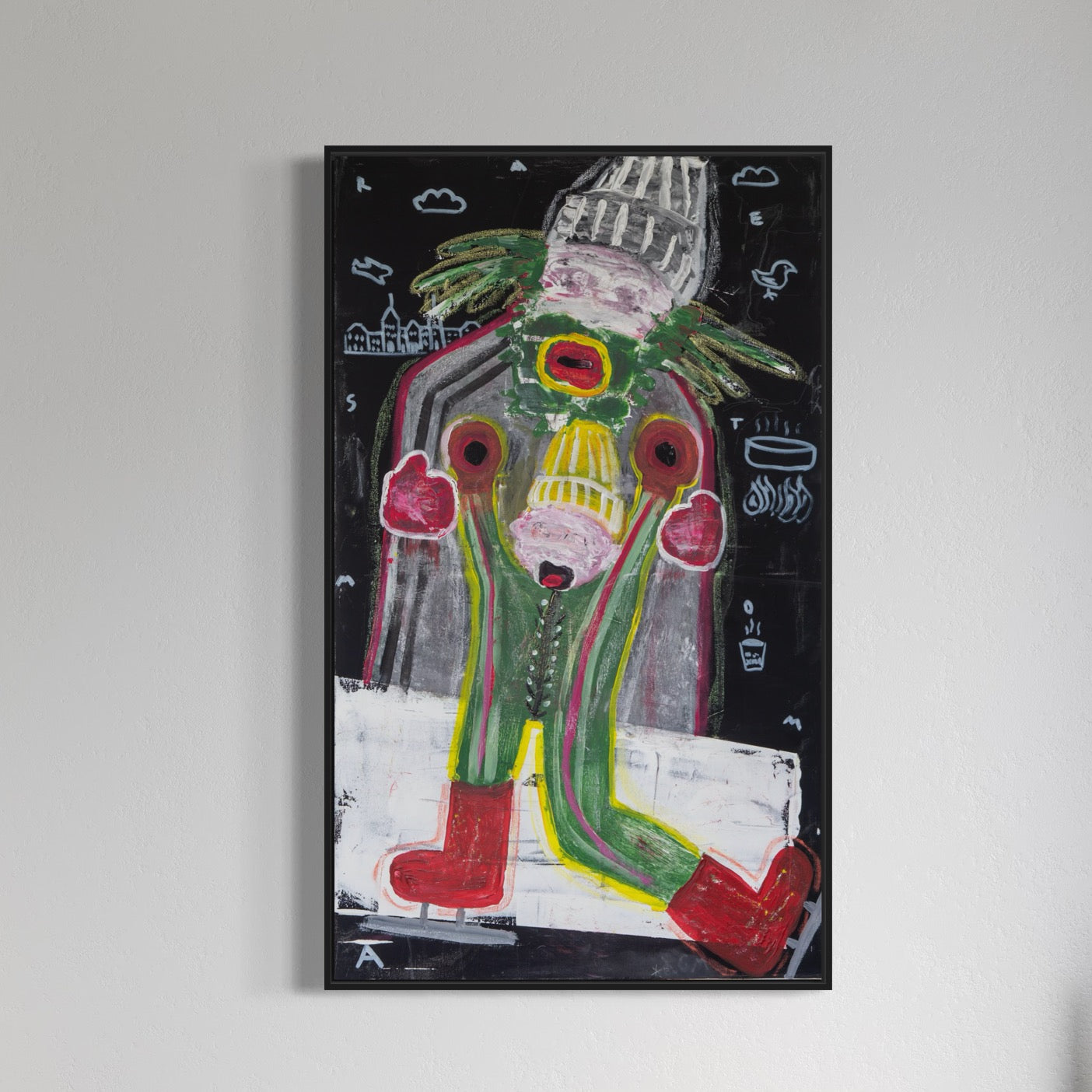 Canvas print: Skating in Amsterdam