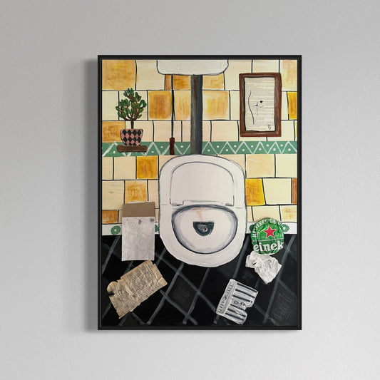 Canvas print: My Dutch Toilet
