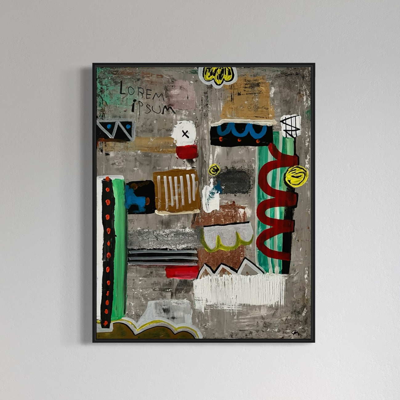 Canvas print: Lorem Ipsum [Limited Edition]