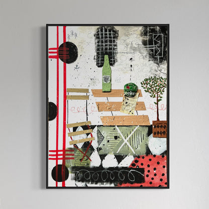 Canvas print: My Dutch Terrace