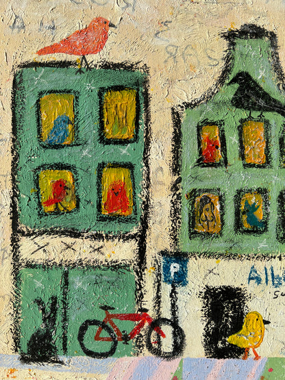 [SOLD] Original: Albert High (50 x 50 cm / 20 x 20 in)