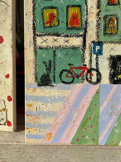 [SOLD] Original: Albert High (50 x 50 cm / 20 x 20 in)