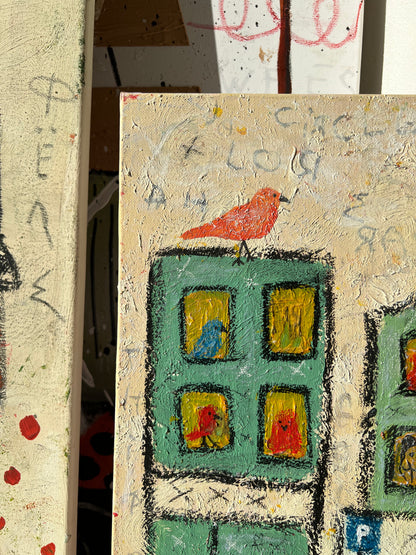 [SOLD] Original: Albert High (50 x 50 cm / 20 x 20 in)