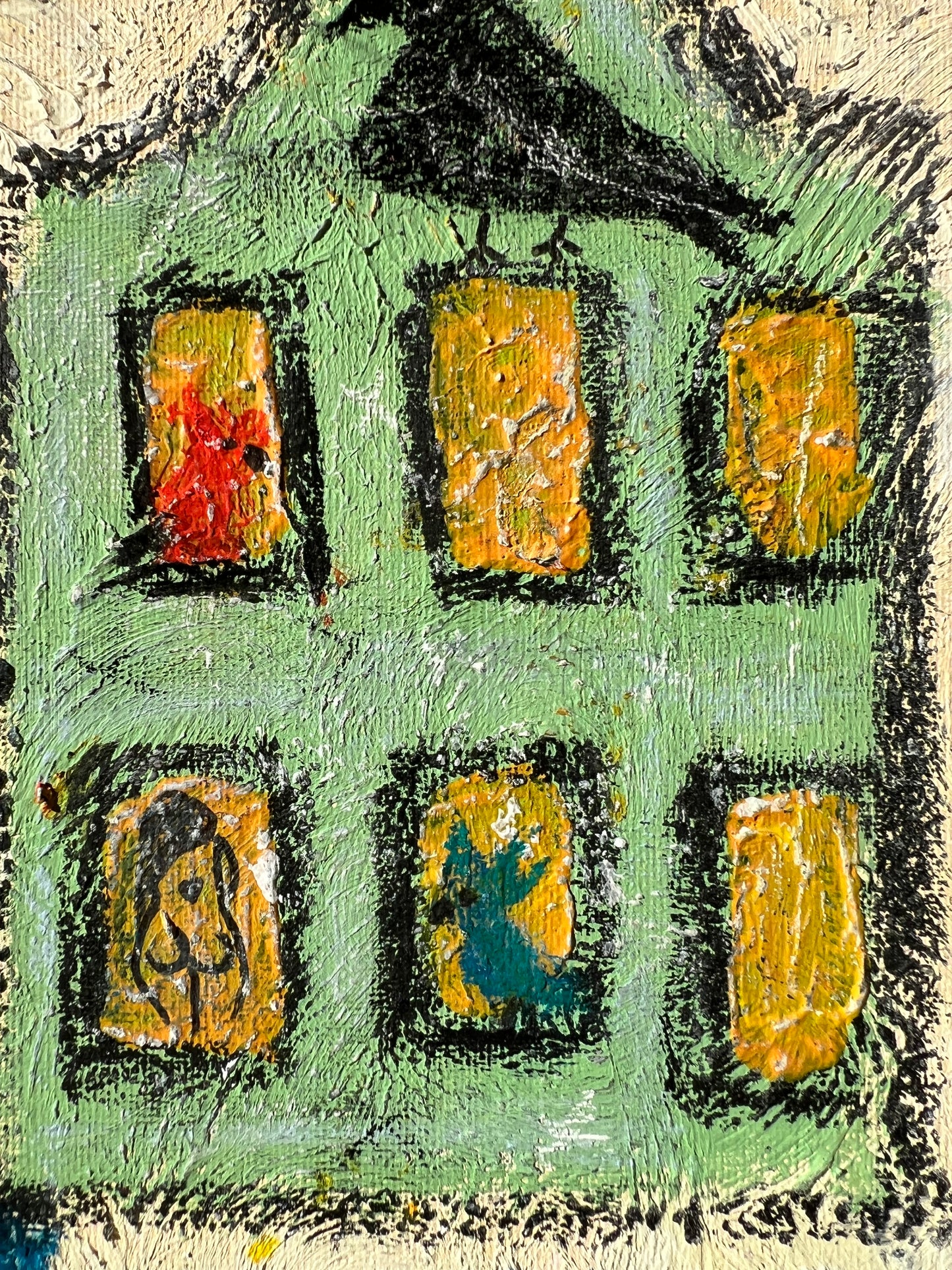 [SOLD] Original: Albert High (50 x 50 cm / 20 x 20 in)