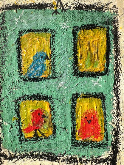 [SOLD] Original: Albert High (50 x 50 cm / 20 x 20 in)