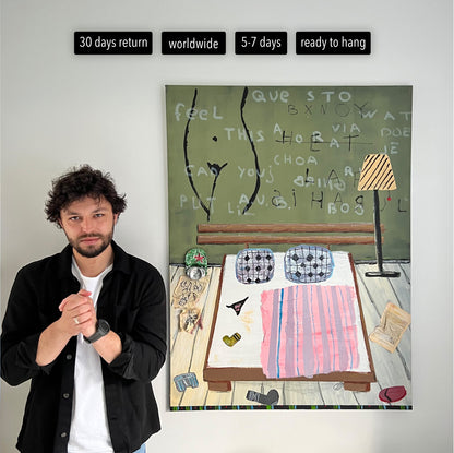 Canvas print: Dutch Bedroom [Limited Edition]