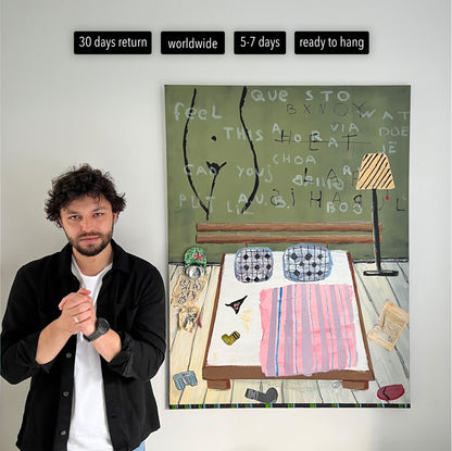 Canvas print: Dutch Bedroom [Limited Edition]