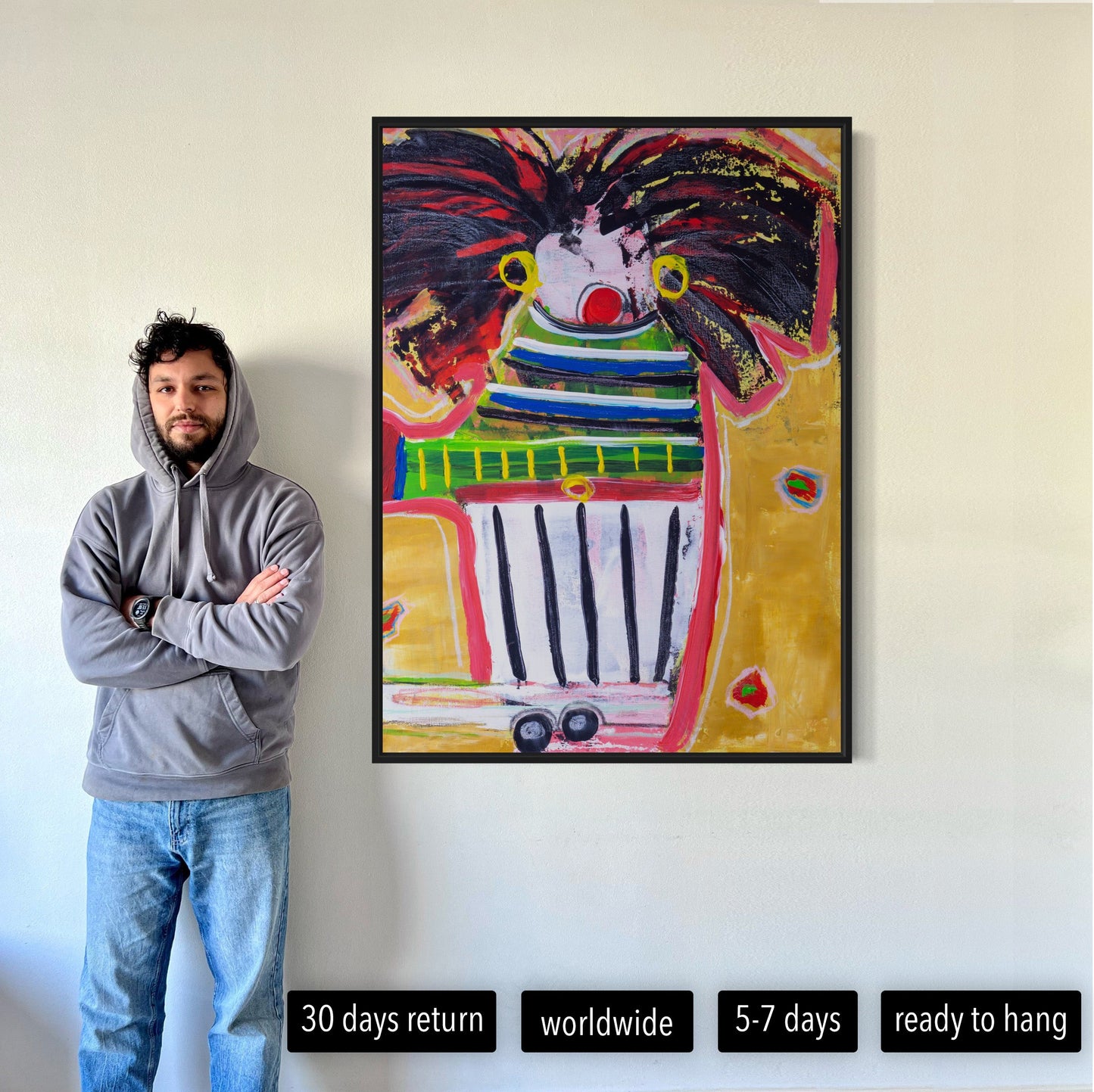 Canvas print: Amsterdam Woman