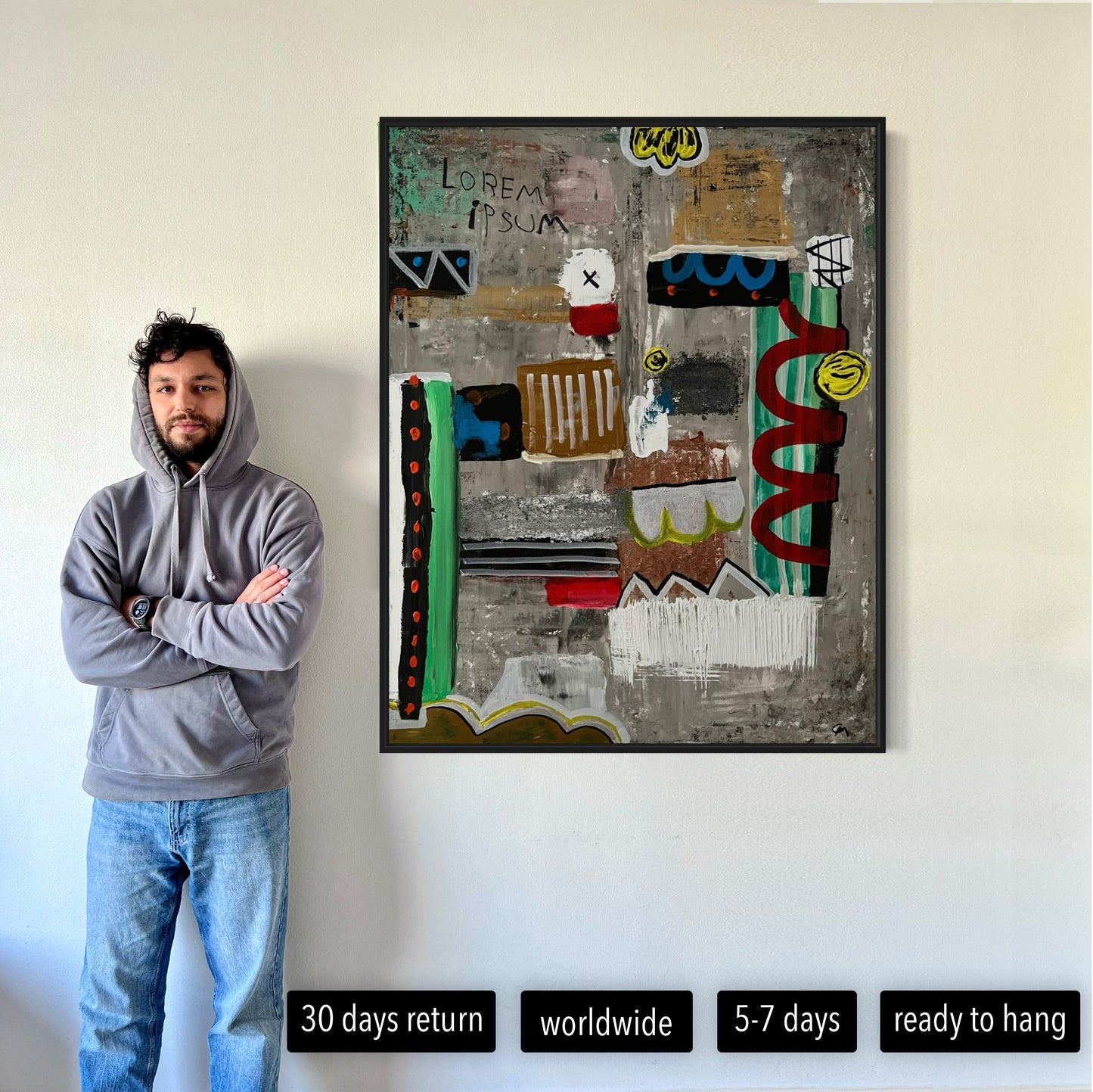 Canvas print: Lorem Ipsum [Limited Edition]