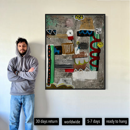 Canvas print: Lorem Ipsum [Limited Edition]