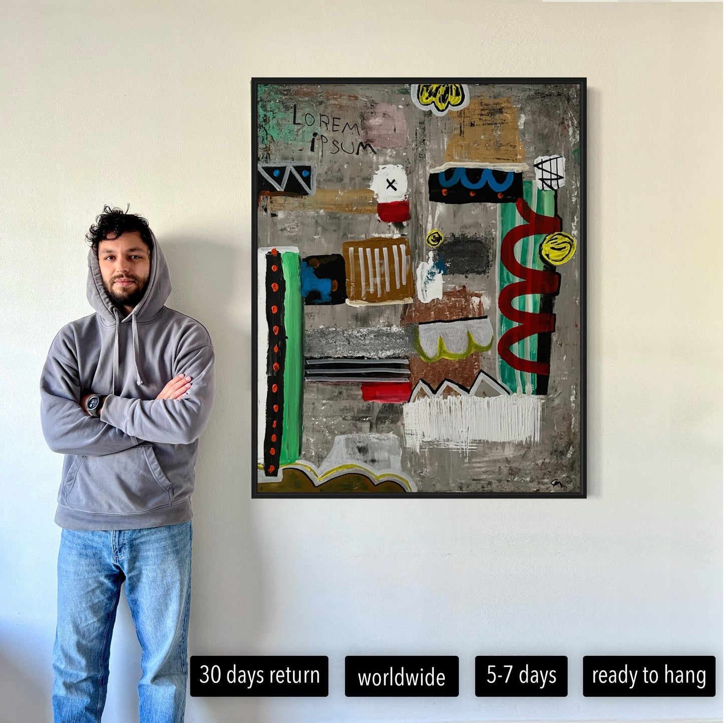 Canvas print: Lorem Ipsum [Limited Edition]