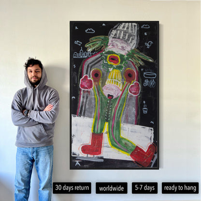 Canvas print: Skating in Amsterdam