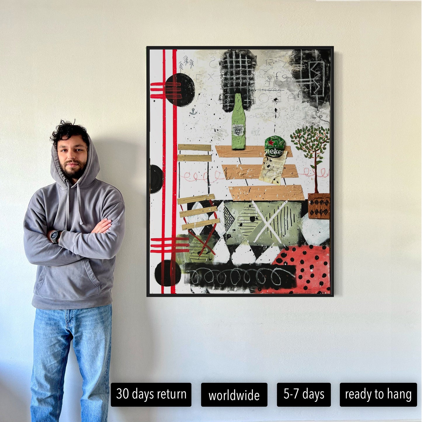 Canvas print: My Dutch Terrace