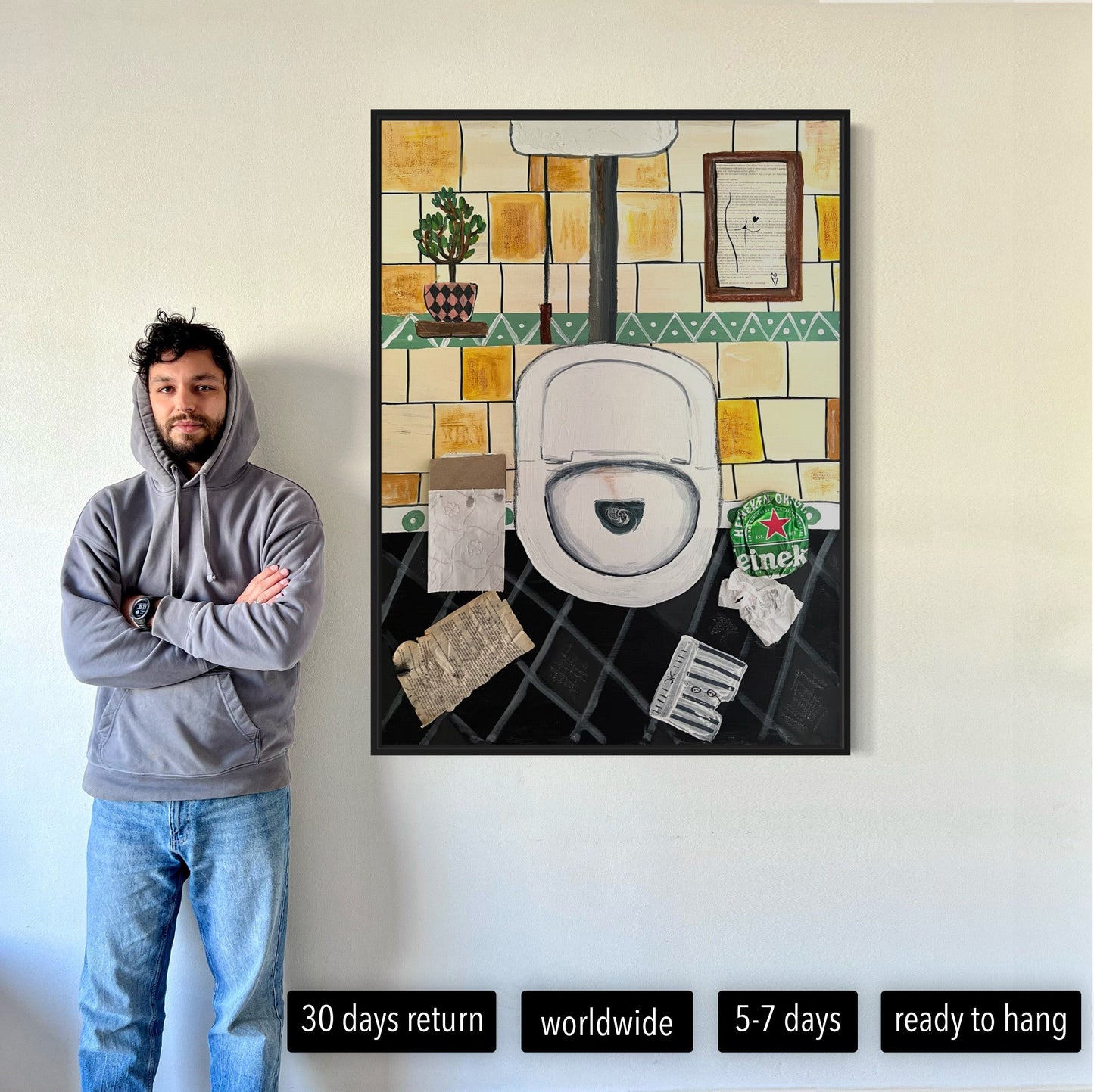 Canvas print: My Dutch Toilet